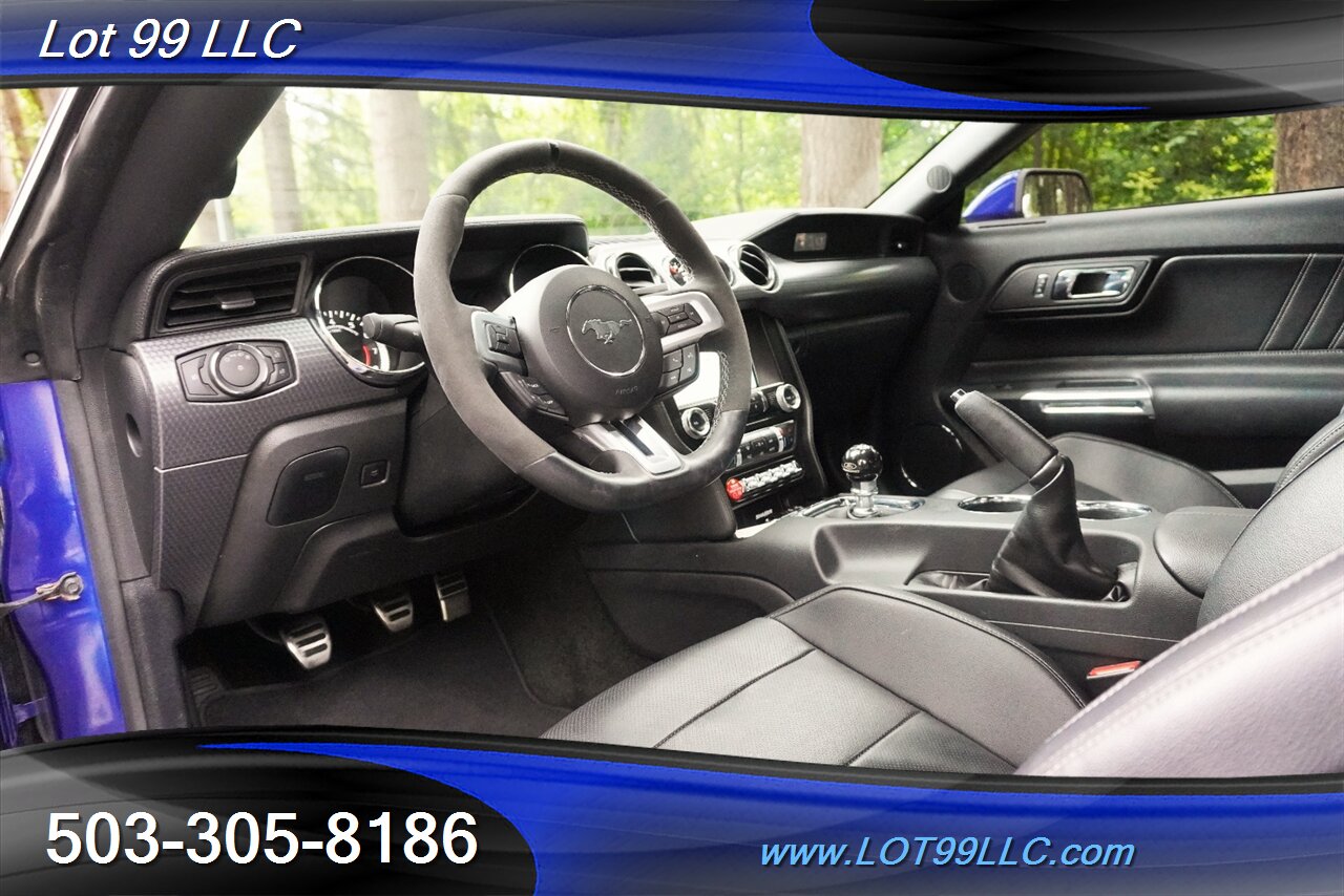 2016 Ford Mustang GT Premium Coupe V8 COYOTE 5.0L 6 Speed Manual AC Heated Leather Seats GPS Black Wheels Like New Tires - Photo 2 - Milwaukie, OR 97267