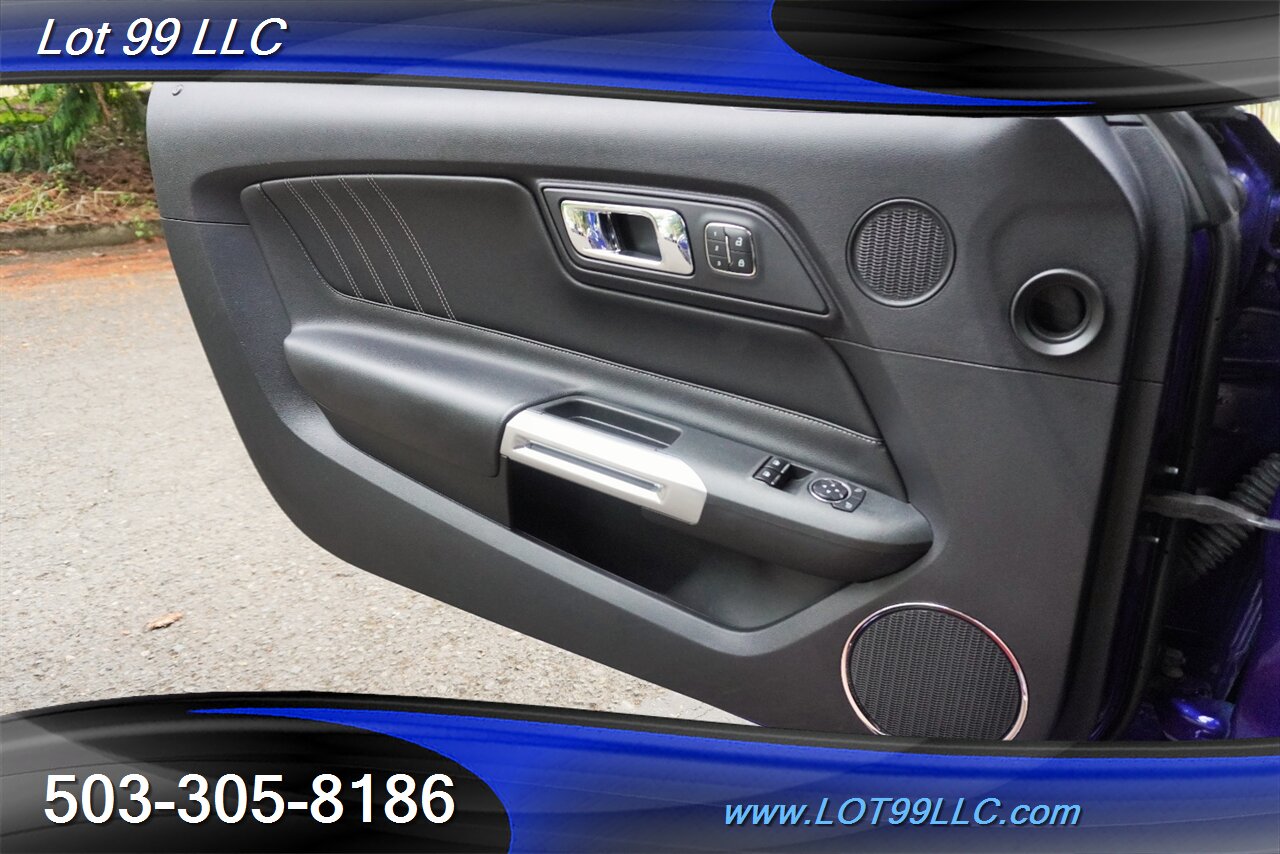2016 Ford Mustang GT Premium Coupe V8 COYOTE 5.0L 6 Speed Manual AC Heated Leather Seats GPS Black Wheels Like New Tires - Photo 19 - Milwaukie, OR 97267