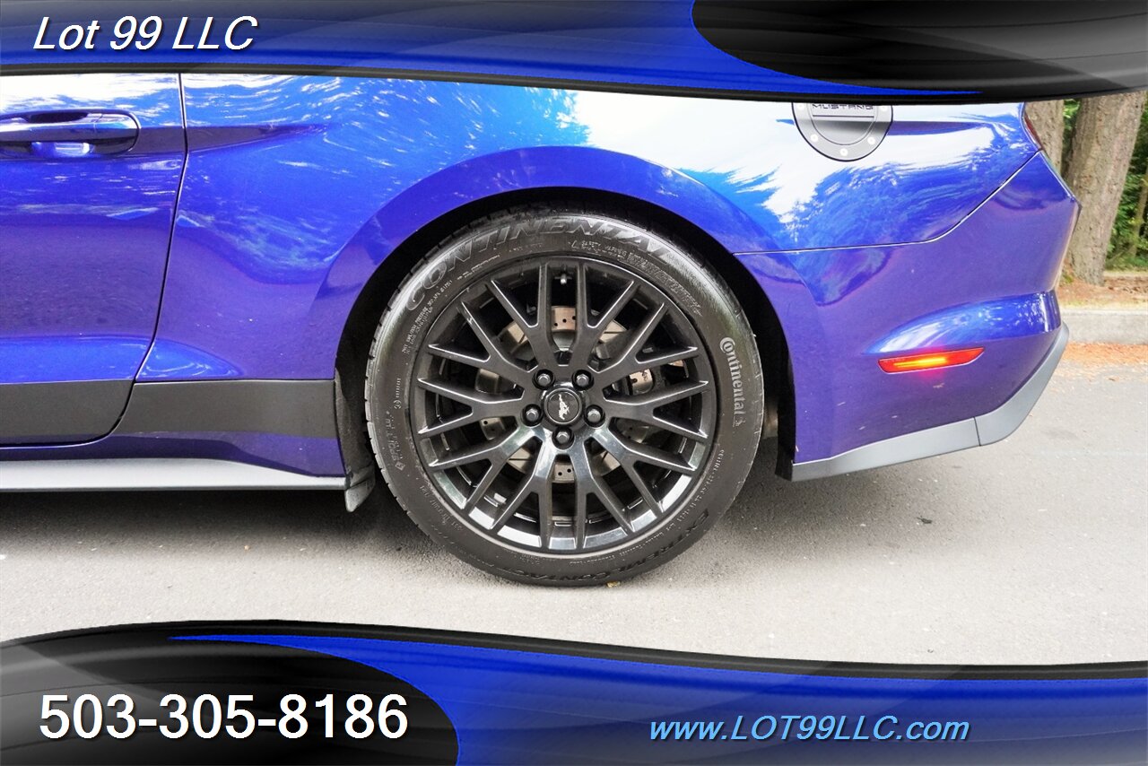 2016 Ford Mustang GT Premium Coupe V8 COYOTE 5.0L 6 Speed Manual AC Heated Leather Seats GPS Black Wheels Like New Tires - Photo 34 - Milwaukie, OR 97267