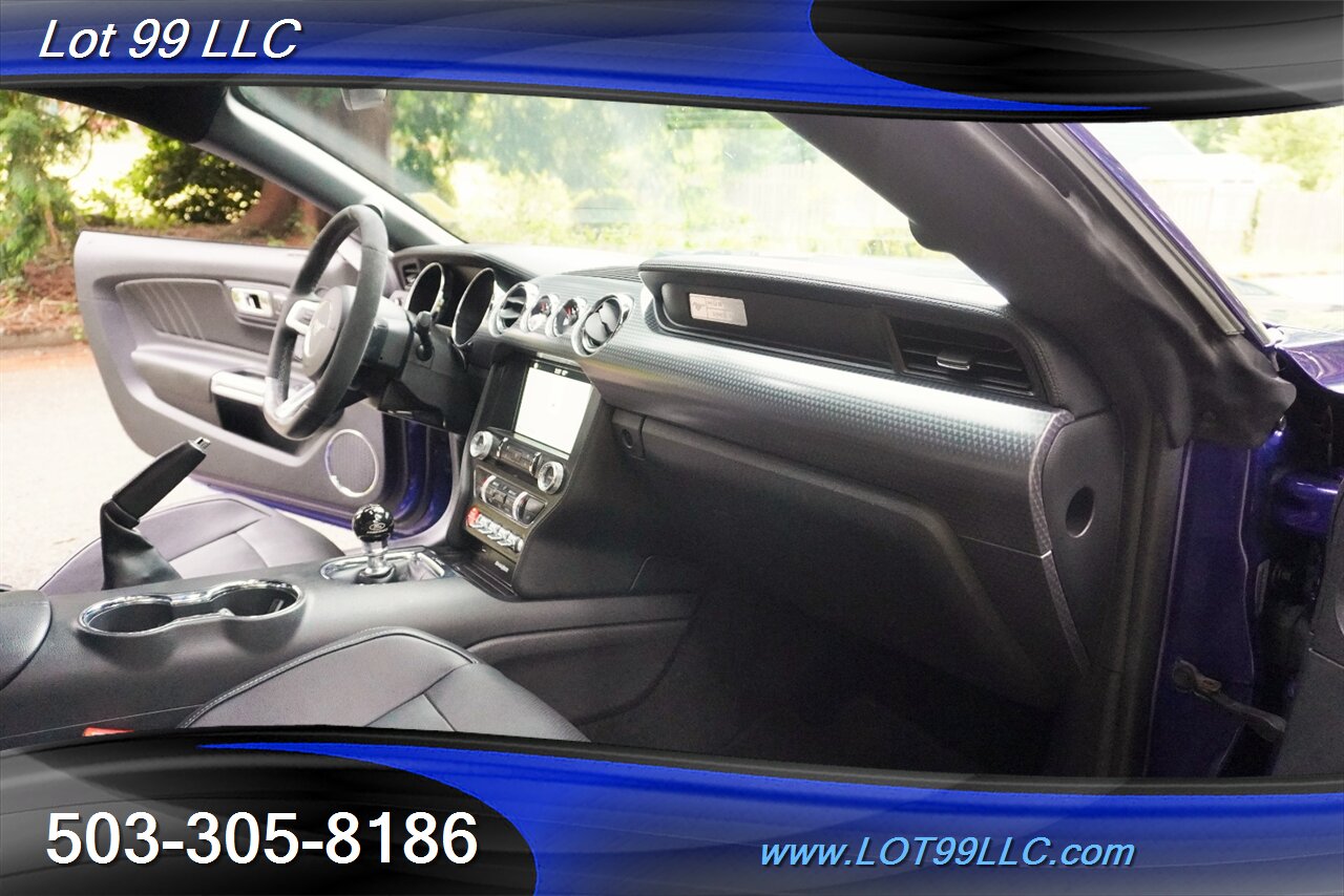 2016 Ford Mustang GT Premium Coupe V8 COYOTE 5.0L 6 Speed Manual AC Heated Leather Seats GPS Black Wheels Like New Tires - Photo 16 - Milwaukie, OR 97267