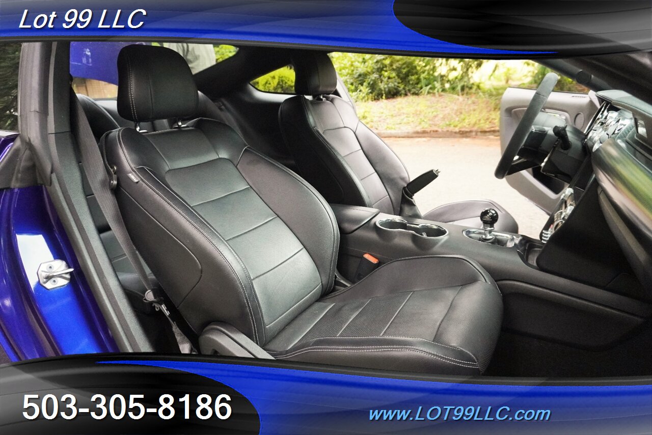 2016 Ford Mustang GT Premium Coupe V8 COYOTE 5.0L 6 Speed Manual AC Heated Leather Seats GPS Black Wheels Like New Tires - Photo 17 - Milwaukie, OR 97267
