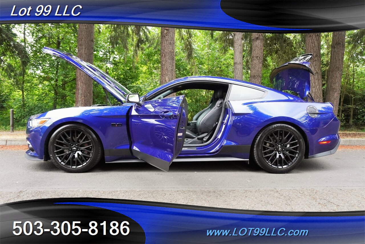 2016 Ford Mustang GT Premium Coupe V8 COYOTE 5.0L 6 Speed Manual AC Heated Leather Seats GPS Black Wheels Like New Tires - Photo 26 - Milwaukie, OR 97267
