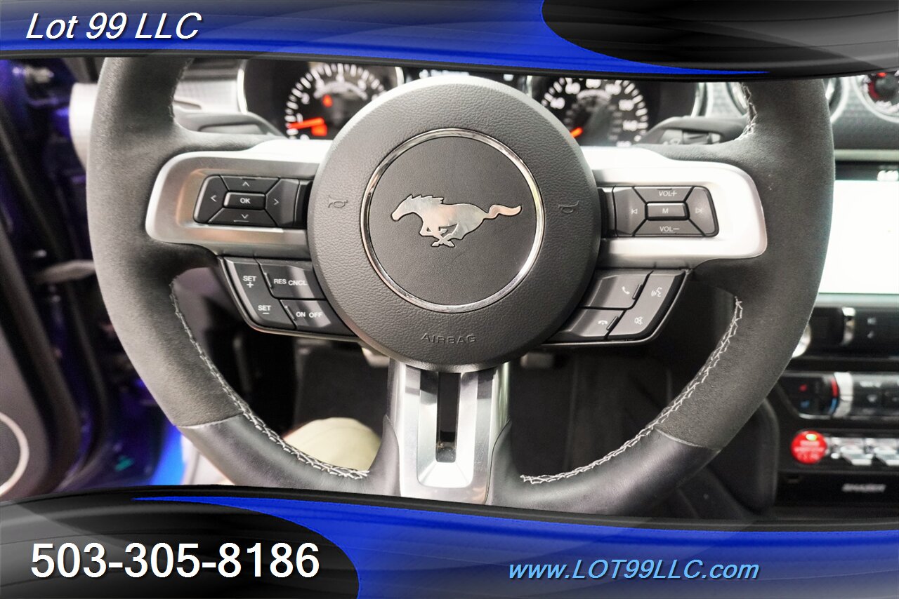 2016 Ford Mustang GT Premium Coupe V8 COYOTE 5.0L 6 Speed Manual AC Heated Leather Seats GPS Black Wheels Like New Tires - Photo 21 - Milwaukie, OR 97267