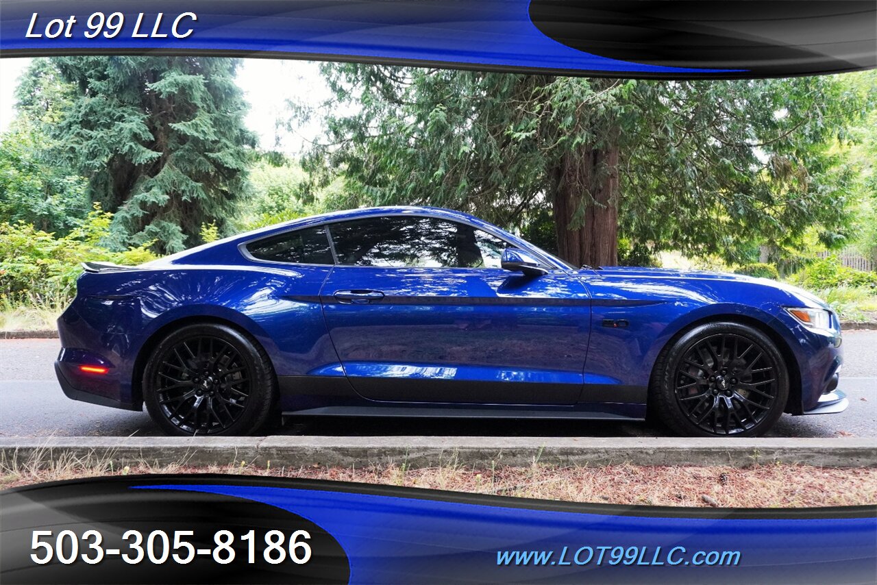 2016 Ford Mustang GT Premium Coupe V8 COYOTE 5.0L 6 Speed Manual AC Heated Leather Seats GPS Black Wheels Like New Tires - Photo 8 - Milwaukie, OR 97267