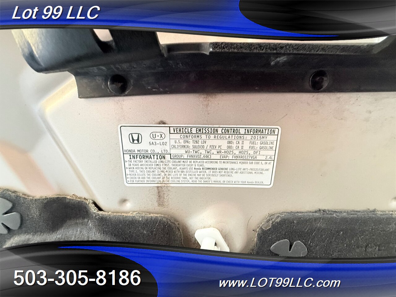 2015 Honda Accord EX-L 2-Owner Heated Leather Roof Navi Cam 36MPG - Photo 47 - Milwaukie, OR 97267