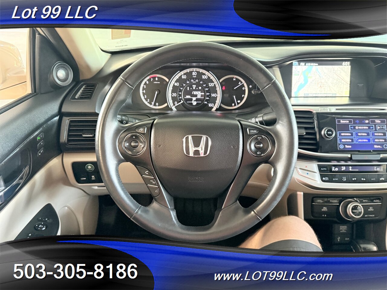 2015 Honda Accord EX-L 2-Owner Heated Leather Roof Navi Cam 36MPG - Photo 12 - Milwaukie, OR 97267
