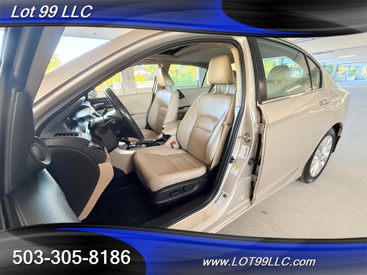 2015 Honda Accord EX-L 2-Owner Heated Leather Roof Navi Cam 36MPG - Photo 11 - Milwaukie, OR 97267