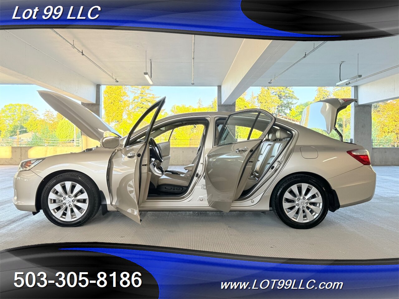 2015 Honda Accord EX-L 2-Owner Heated Leather Roof Navi Cam 36MPG - Photo 19 - Milwaukie, OR 97267