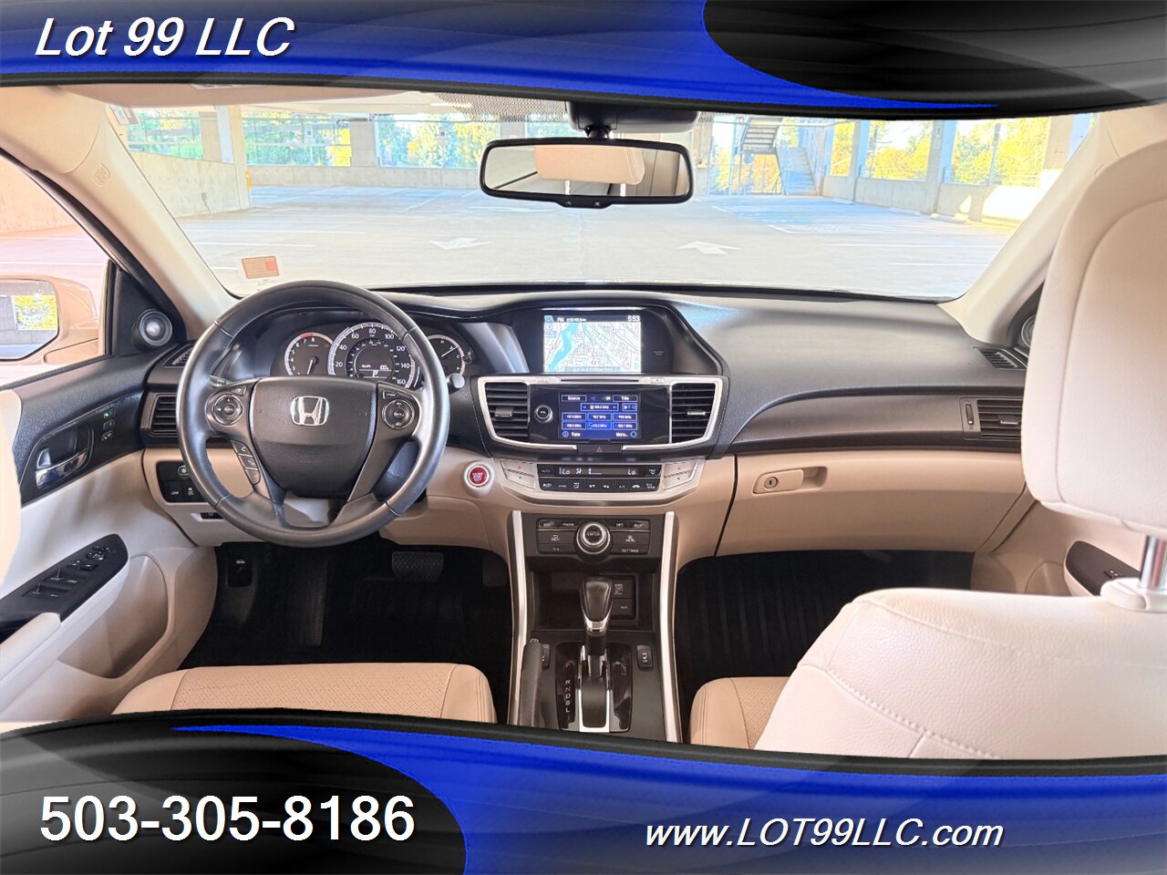 2015 Honda Accord EX-L 2-Owner Heated Leather Roof Navi Cam 36MPG - Photo 10 - Milwaukie, OR 97267