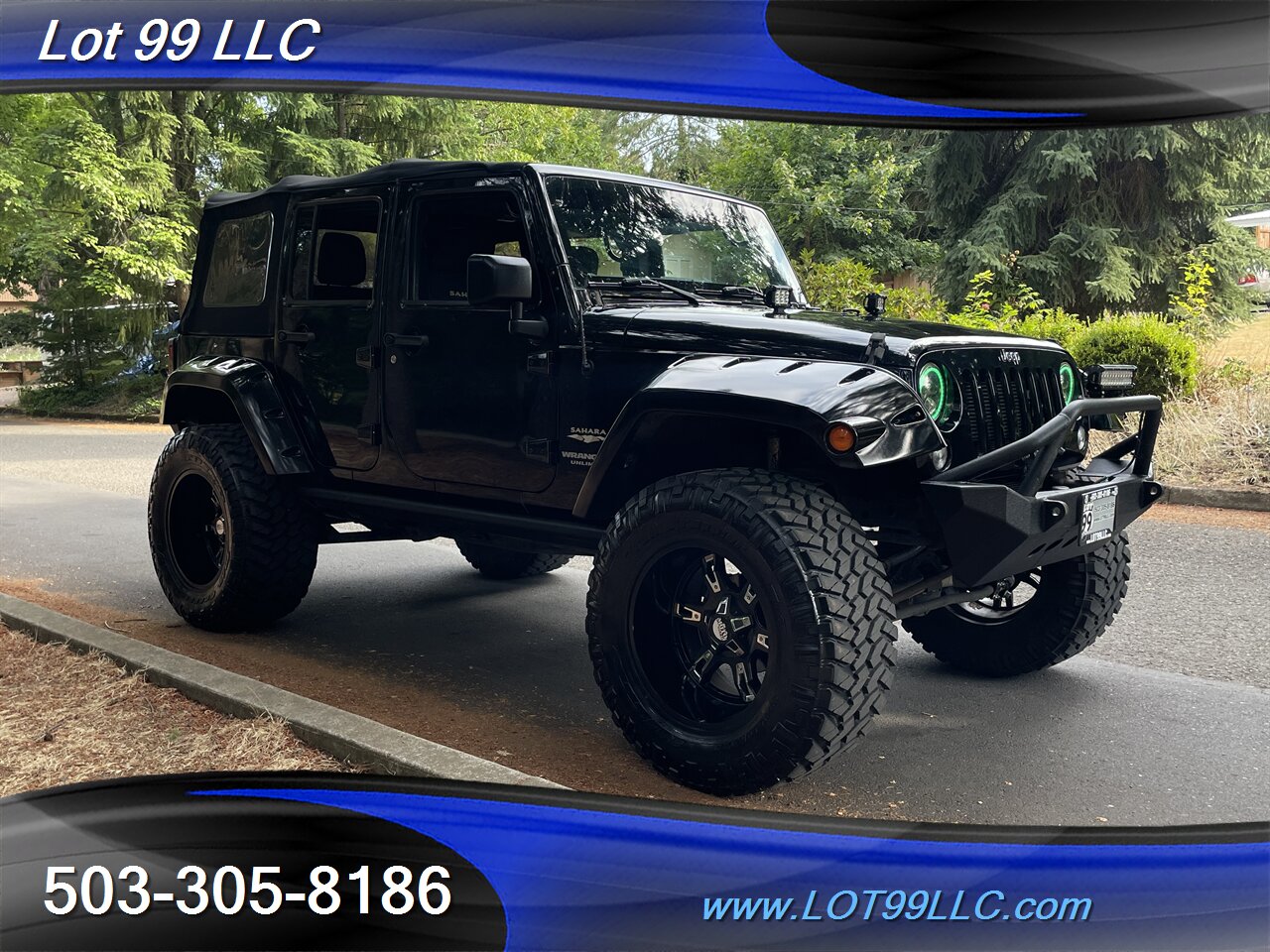 2015 Jeep Wrangler Sahara 4x4 86k Soft Top Convertible 38 " Nitto Navi   - Photo 4 - Milwaukie, OR 97267