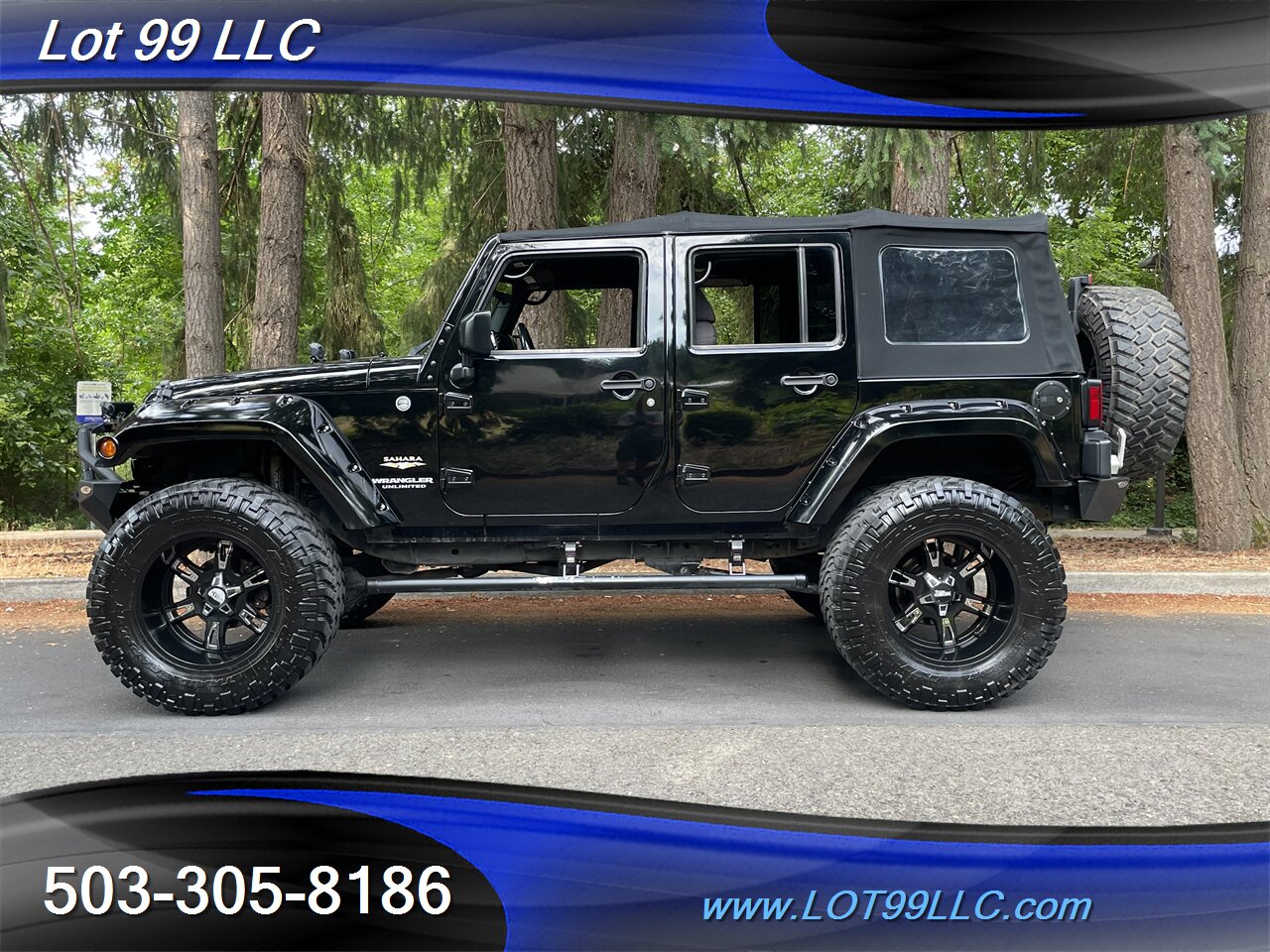 2015 Jeep Wrangler Sahara 4x4 86k Soft Top Convertible 38 " Nitto Navi   - Photo 1 - Milwaukie, OR 97267