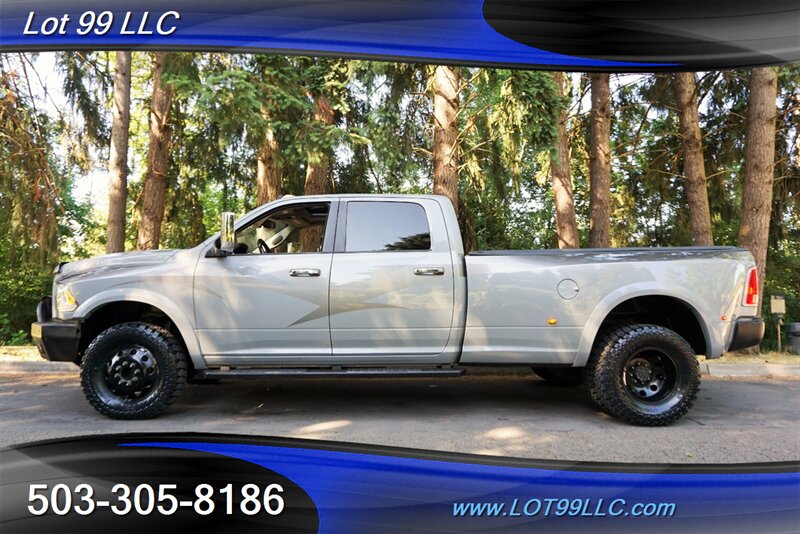 2016 RAM 3500 Laramie Longhorn DUALLY 4x4 6.7L CUMMINS New Tires  