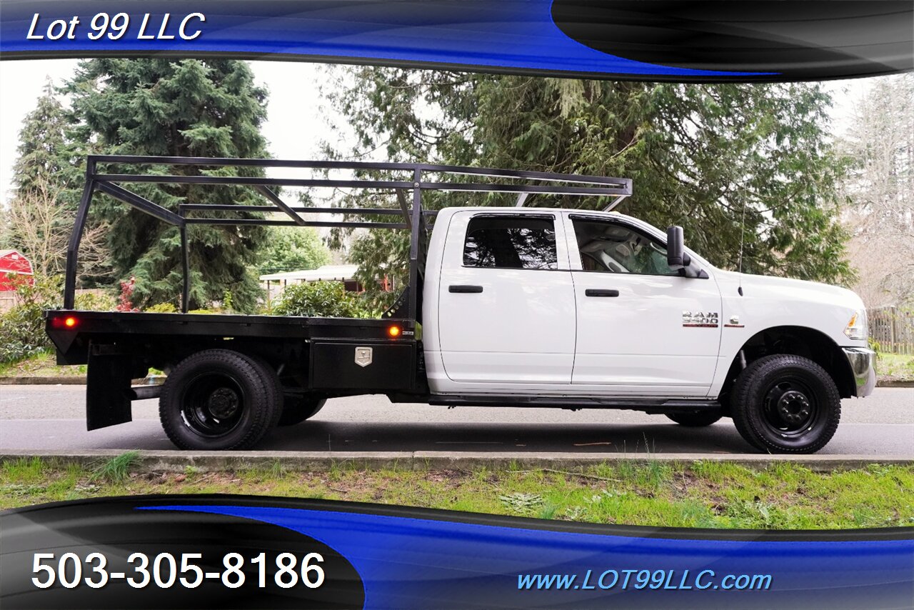 2018 RAM 3500 Tradesman 4X4 Dullay 6.7L Cummins Crew Cab FLATBED Roof Rack Newer Tires 2 OWNERS - Photo 8 - Milwaukie, OR 97267