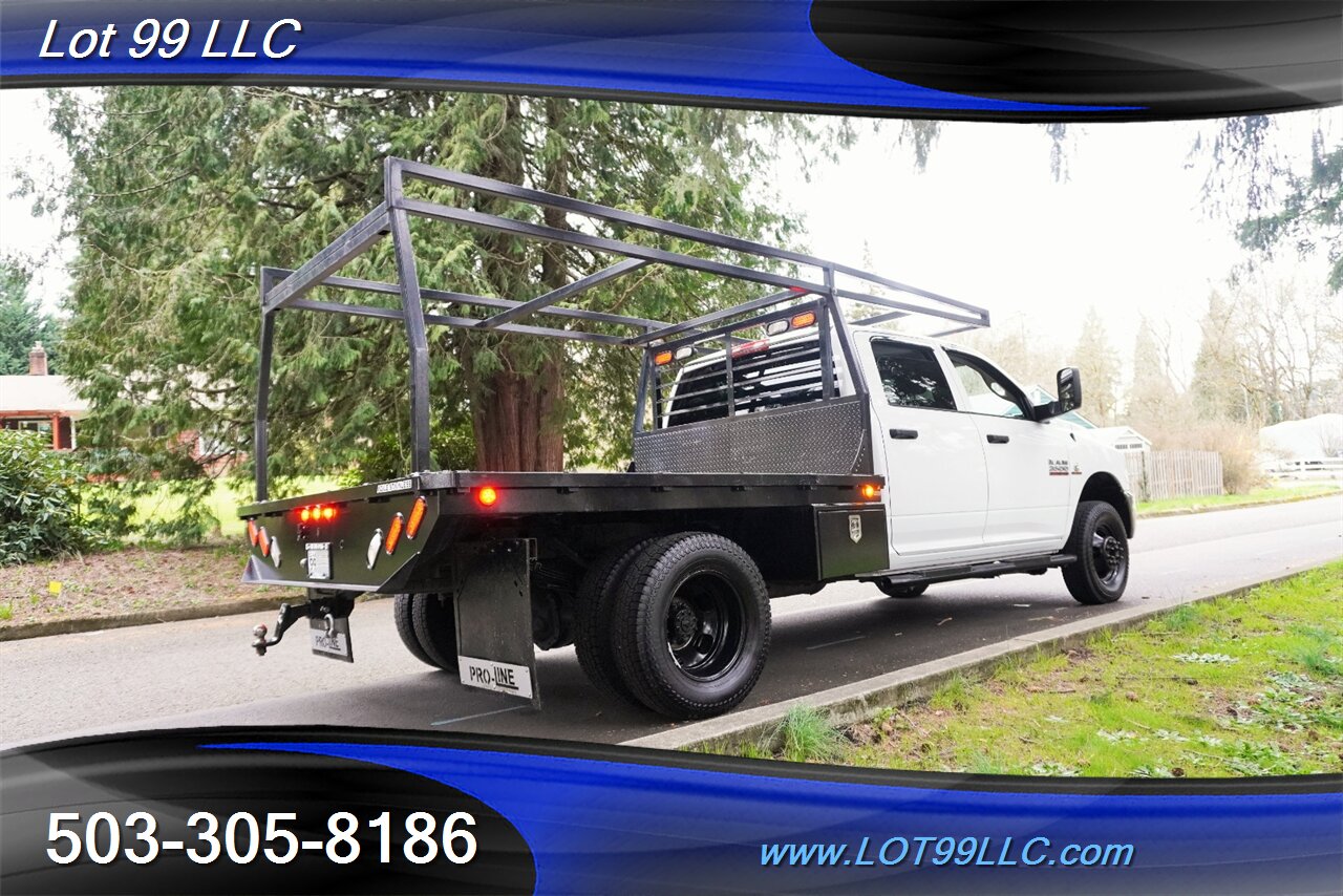 2018 RAM 3500 Tradesman 4X4 Dullay 6.7L Cummins Crew Cab FLATBED Roof Rack Newer Tires 2 OWNERS - Photo 9 - Milwaukie, OR 97267