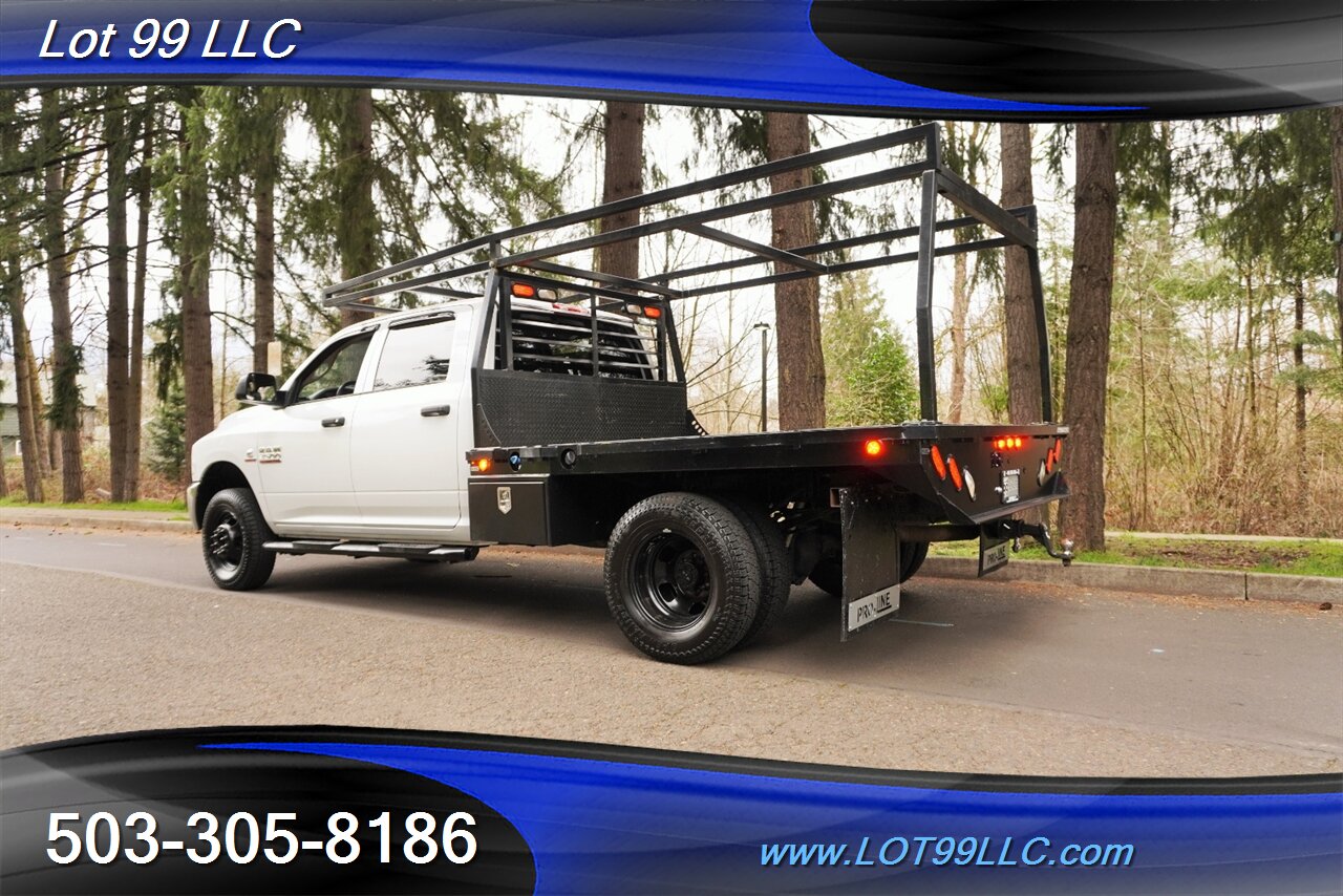 2018 RAM 3500 Tradesman 4X4 Dullay 6.7L Cummins Crew Cab FLATBED Roof Rack Newer Tires 2 OWNERS - Photo 11 - Milwaukie, OR 97267