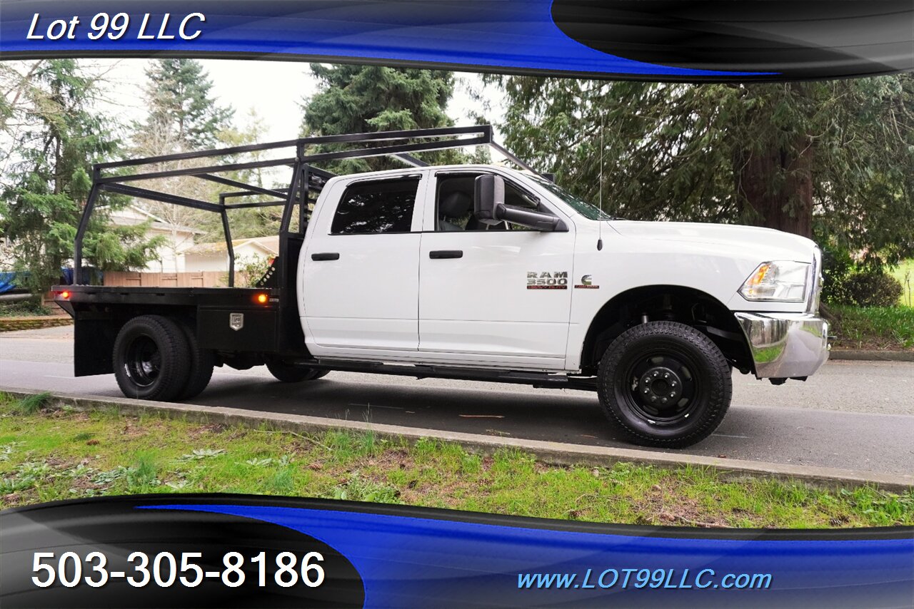 2018 RAM 3500 Tradesman 4X4 Dullay 6.7L Cummins Crew Cab FLATBED Roof Rack Newer Tires 2 OWNERS - Photo 7 - Milwaukie, OR 97267