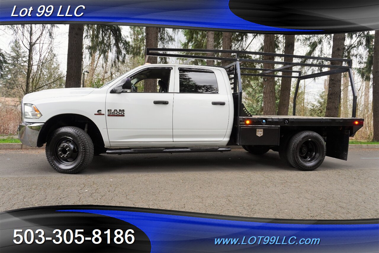 2018 RAM 3500 Tradesman 4X4 Dullay 6.7L Cummins Crew Cab FLATBED Roof Rack Newer Tires 2 OWNERS - Photo 5 - Milwaukie, OR 97267