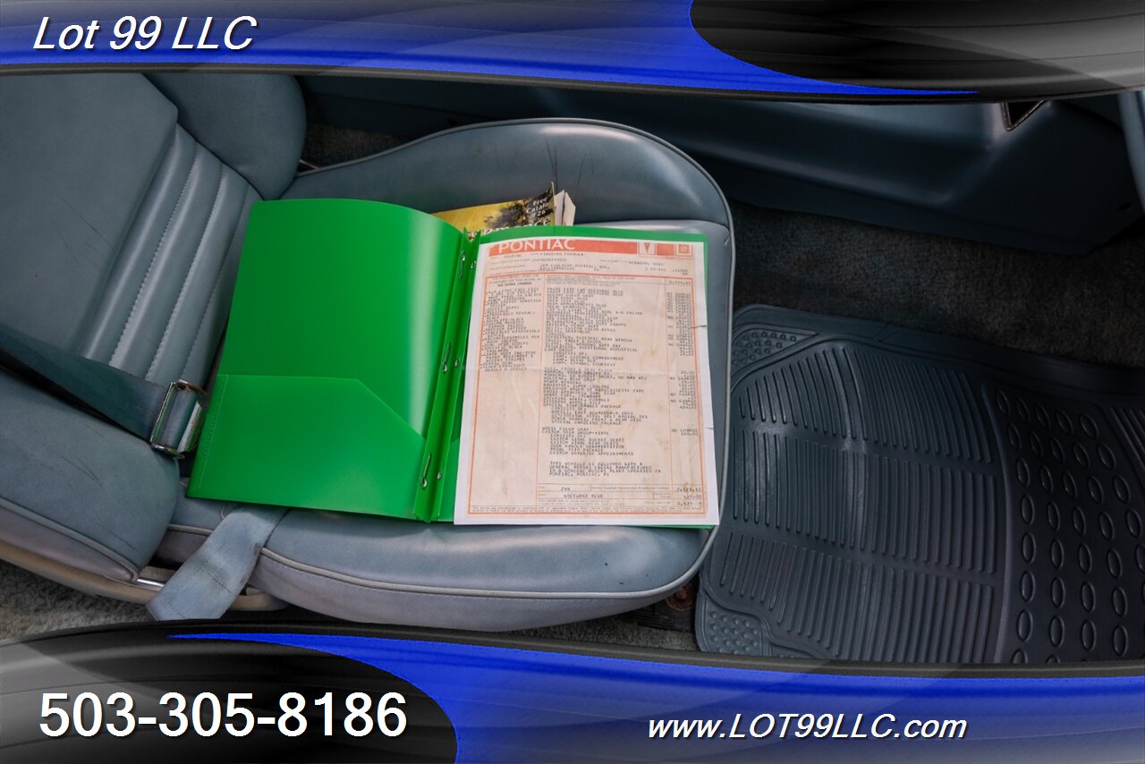 1979 PONTIAC Formula 56k Miles 301 V8 Th350 Automatic - Photo 41 - Milwaukie, OR 97267