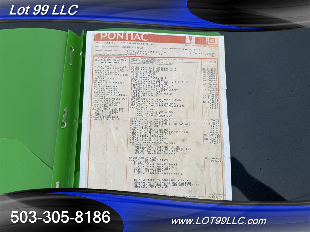 1979 PONTIAC Formula 56k Miles 301 V8 Th350 Automatic - Photo 73 - Milwaukie, OR 97267