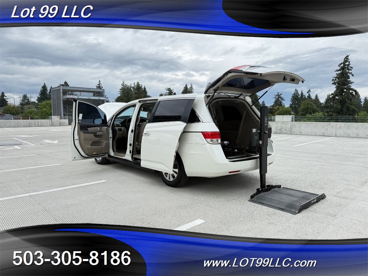 2015 Honda Odyssey EX-L 68k Miles SCOOTER-Wheelchair Van  Rear BRUNO JOEY Scooter Lift - Photo 4 - Milwaukie, OR 97267