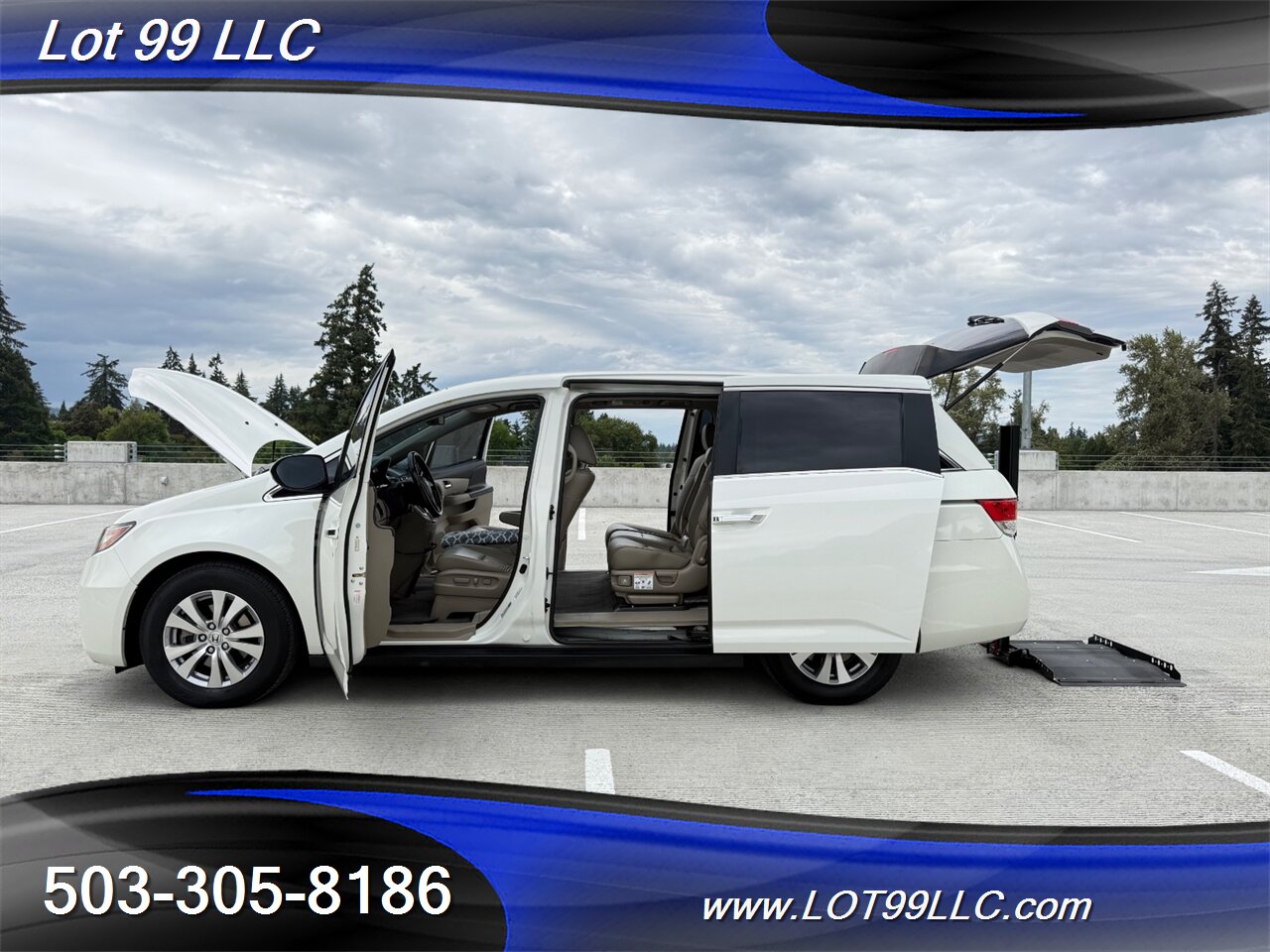 2015 Honda Odyssey EX-L 68k Miles SCOOTER-Wheelchair Van  Rear BRUNO JOEY Scooter Lift - Photo 29 - Milwaukie, OR 97267