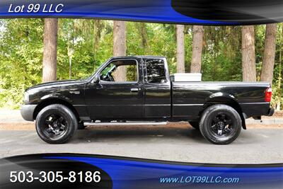 2003 Ford Ranger XLT 4X4 XLT V6 4.0L 5 Speed Manual Short Bed Black  Wheels Newer Tires TOOL BOX Local Trade Truck