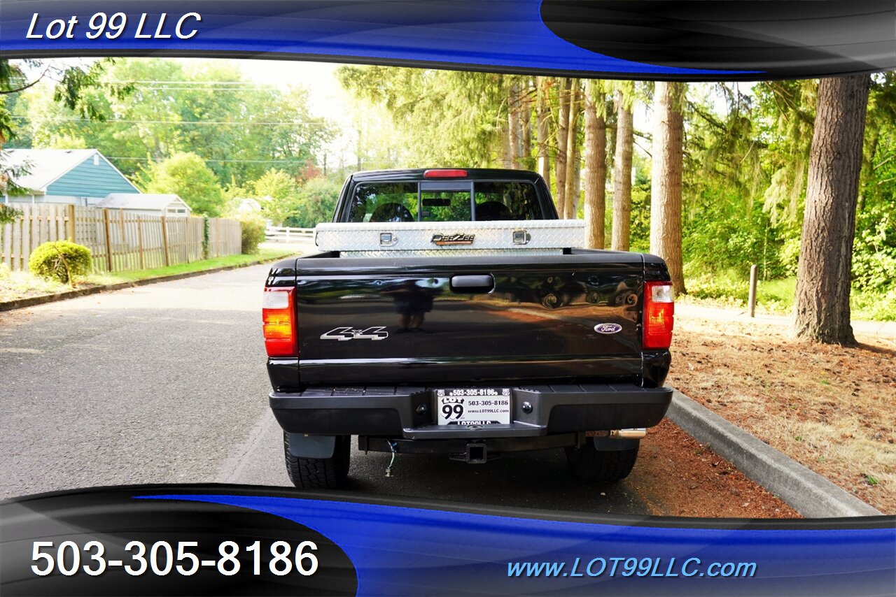 2003 Ford Ranger XLT 4X4 XLT V6 4.0L 5 Speed Manual Short Bed Black Wheels Newer Tires TOOL BOX Local Trade - Photo 10 - Milwaukie, OR 97267