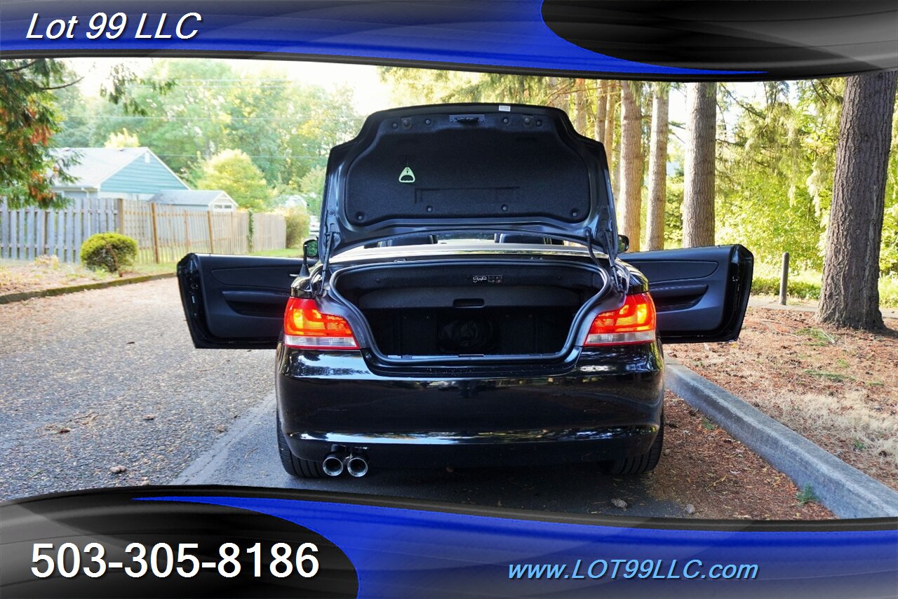 2013 BMW 128i Convertible Power Top Heated Leather Seats  Premium Wheels Newer Tires - Photo 28 - Milwaukie, OR 97267