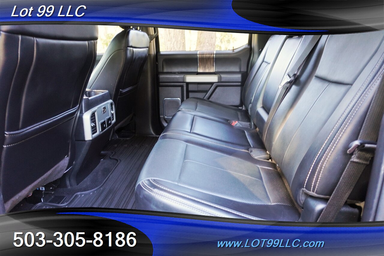 2018 Ford F-150 Lariat 4X4 3.5L Ecoboost Heated Leather Moon Roof  LIFTED RC SHOCKS Bumpers Black Wheels Newer Tires - Photo 14 - Milwaukie, OR 97267
