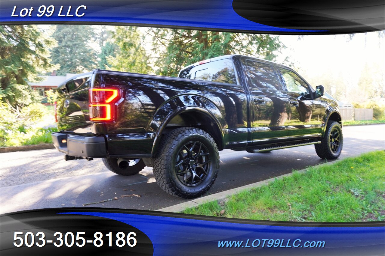 2018 Ford F-150 Lariat 4X4 3.5L Ecoboost Heated Leather Moon Roof  LIFTED RC SHOCKS Bumpers Black Wheels Newer Tires - Photo 9 - Milwaukie, OR 97267