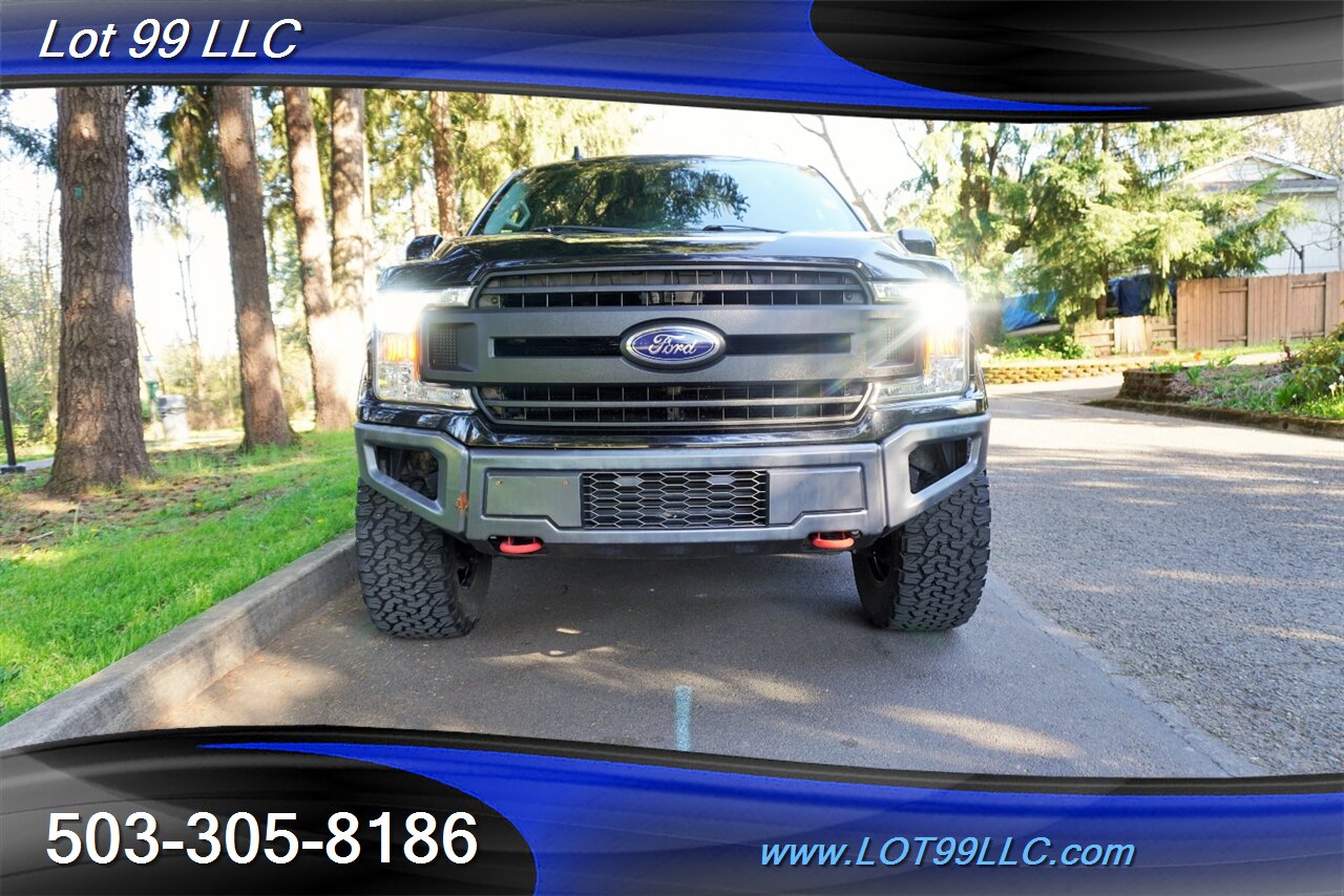 2018 Ford F-150 Lariat 4X4 3.5L Ecoboost Heated Leather Moon Roof  LIFTED RC SHOCKS Bumpers Black Wheels Newer Tires - Photo 6 - Milwaukie, OR 97267