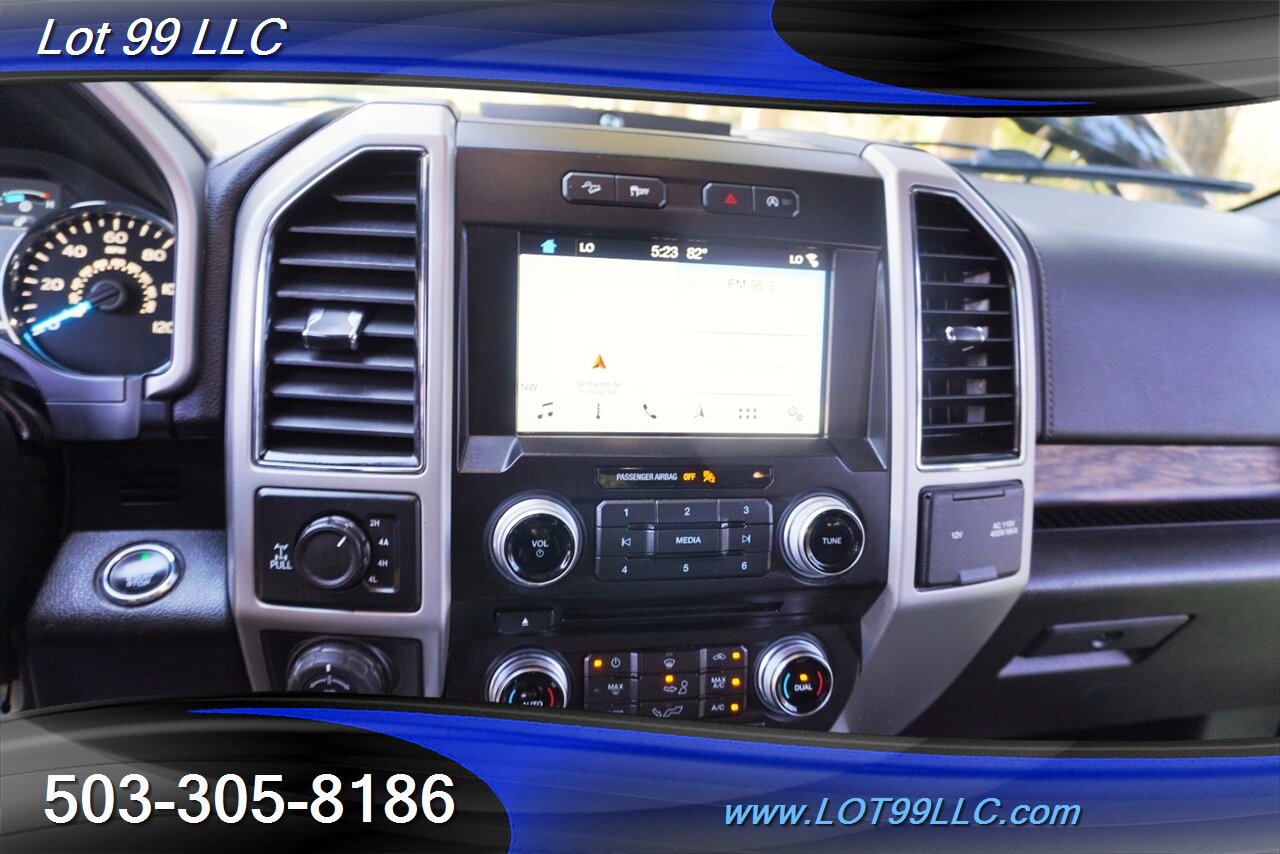 2018 Ford F-150 Lariat 4X4 3.5L Ecoboost Heated Leather Moon Roof  LIFTED RC SHOCKS Bumpers Black Wheels Newer Tires - Photo 25 - Milwaukie, OR 97267