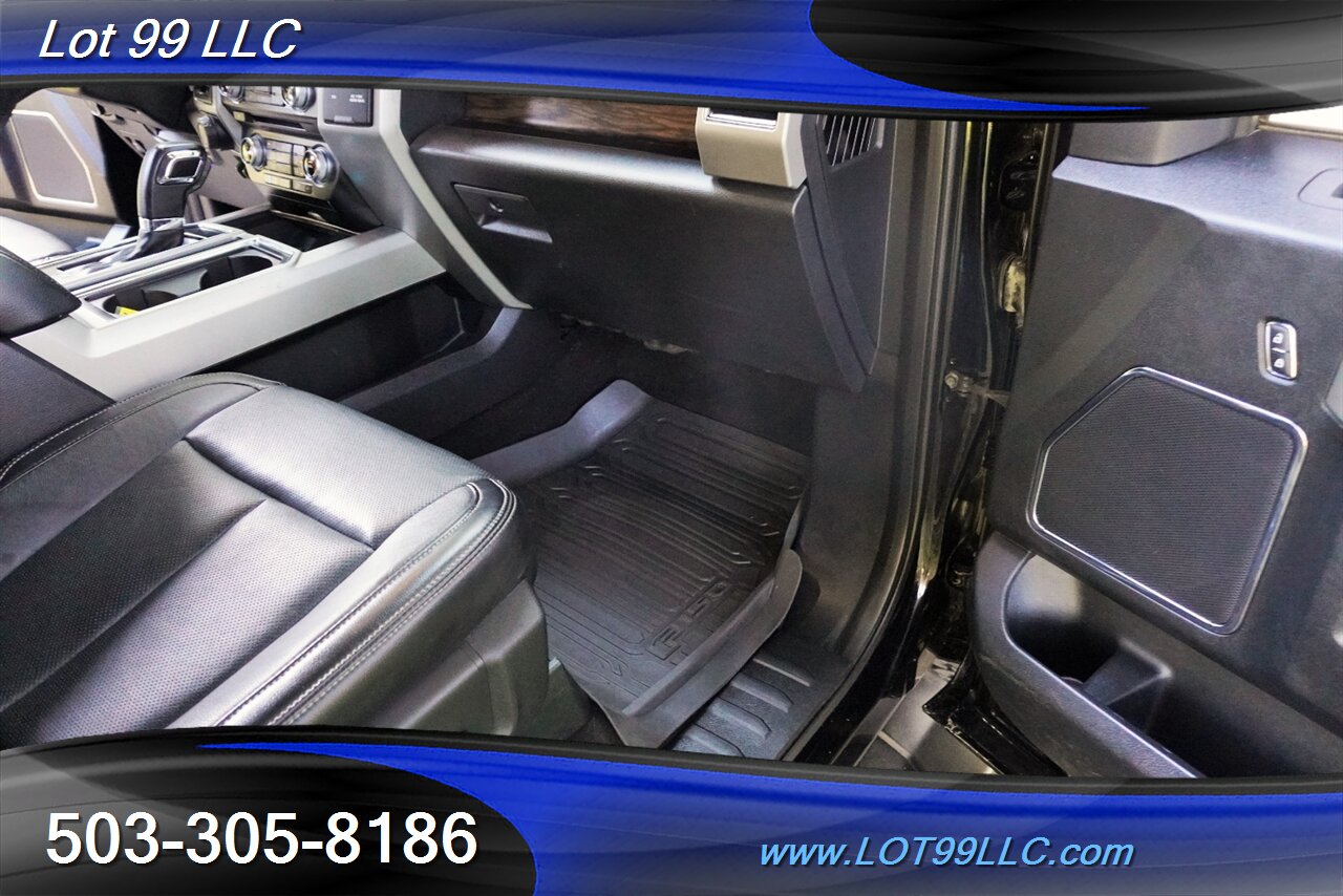 2018 Ford F-150 Lariat 4X4 3.5L Ecoboost Heated Leather Moon Roof  LIFTED RC SHOCKS Bumpers Black Wheels Newer Tires - Photo 36 - Milwaukie, OR 97267