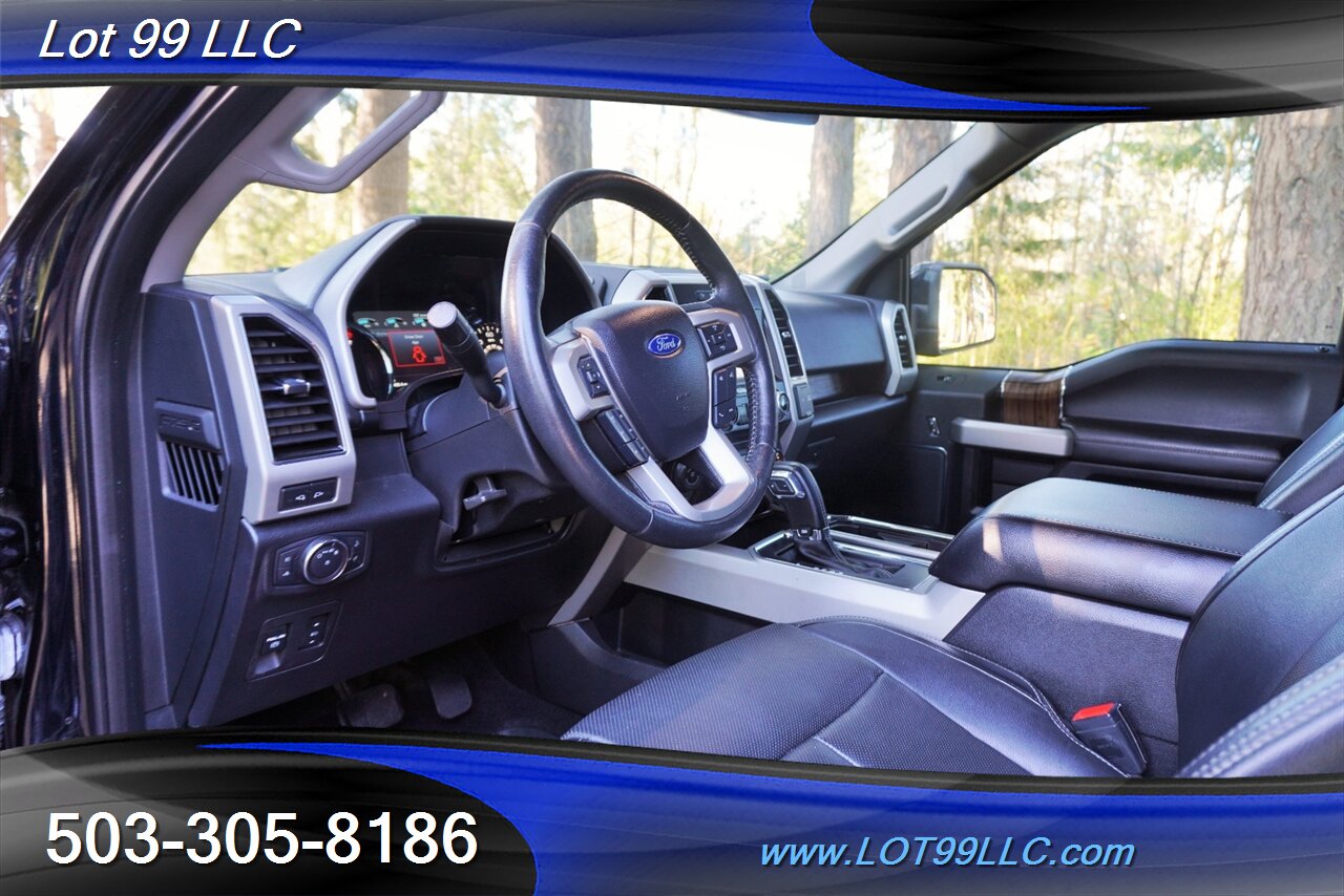 2018 Ford F-150 Lariat 4X4 3.5L Ecoboost Heated Leather Moon Roof  LIFTED RC SHOCKS Bumpers Black Wheels Newer Tires - Photo 12 - Milwaukie, OR 97267