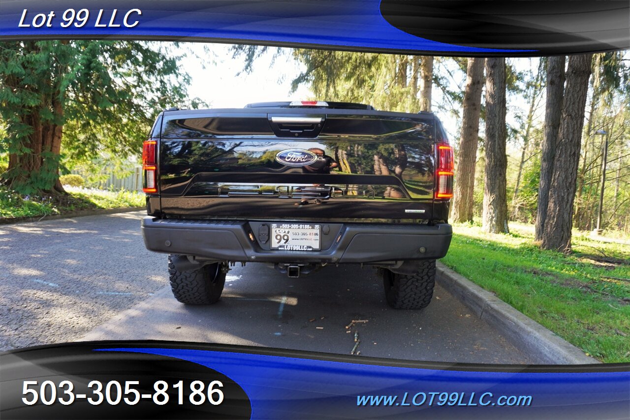 2018 Ford F-150 Lariat 4X4 3.5L Ecoboost Heated Leather Moon Roof  LIFTED RC SHOCKS Bumpers Black Wheels Newer Tires - Photo 10 - Milwaukie, OR 97267