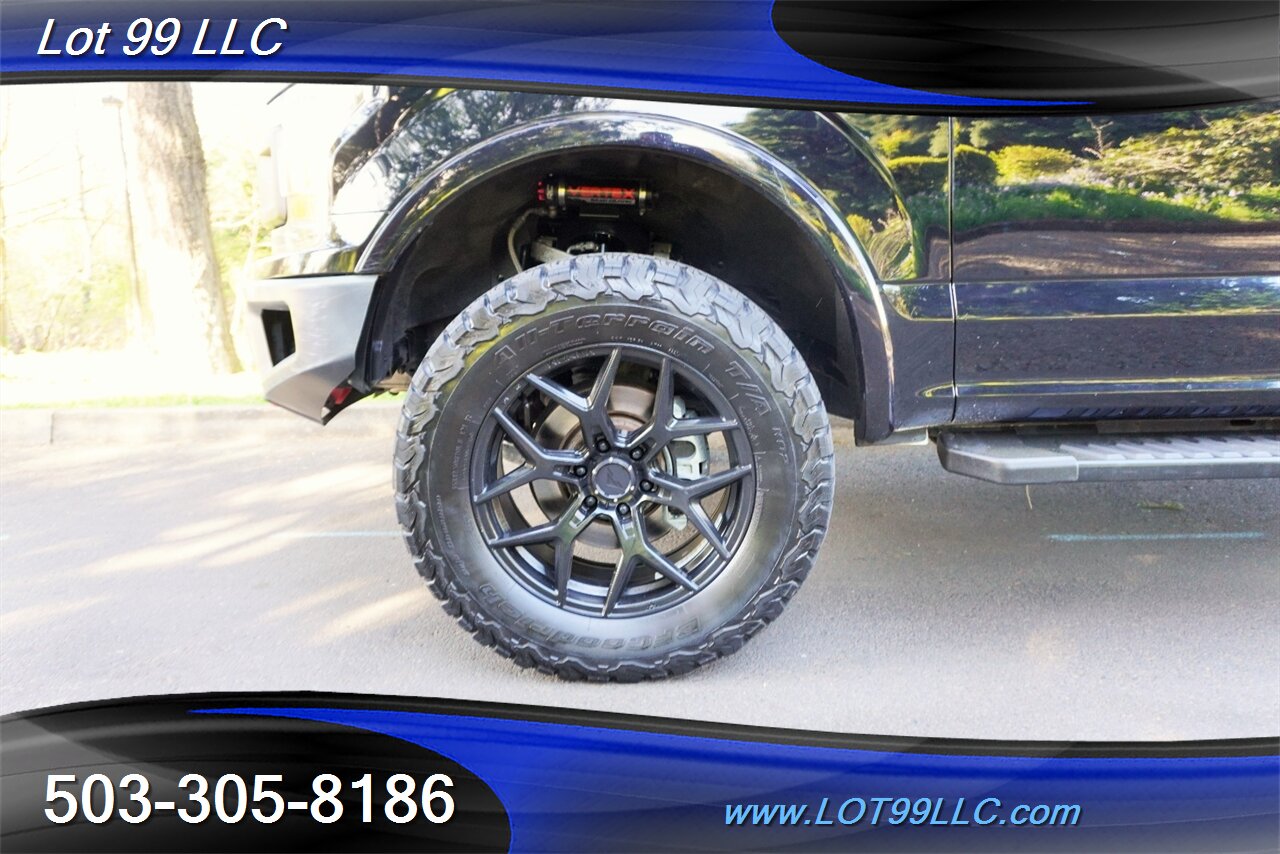 2018 Ford F-150 Lariat 4X4 3.5L Ecoboost Heated Leather Moon Roof  LIFTED RC SHOCKS Bumpers Black Wheels Newer Tires - Photo 24 - Milwaukie, OR 97267