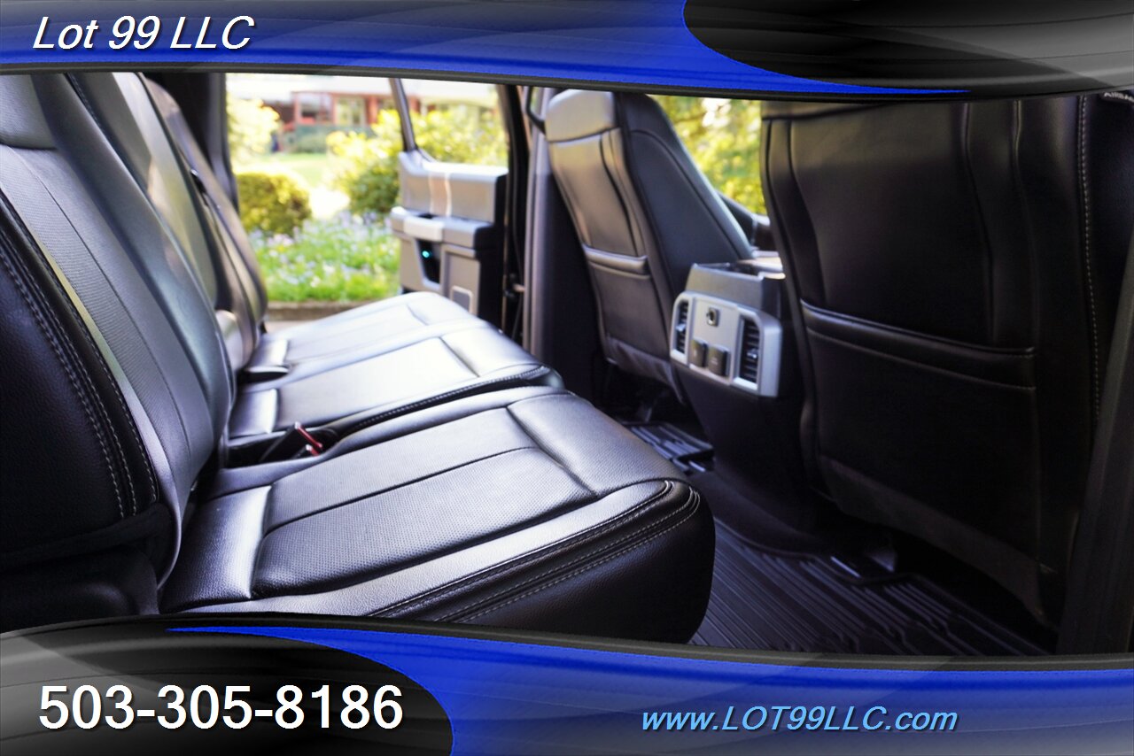 2018 Ford F-150 Lariat 4X4 3.5L Ecoboost Heated Leather Moon Roof  LIFTED RC SHOCKS Bumpers Black Wheels Newer Tires - Photo 18 - Milwaukie, OR 97267
