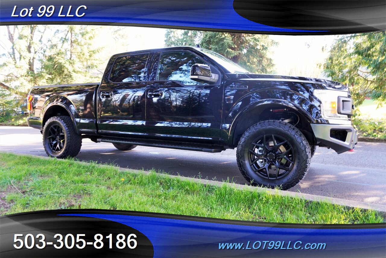 2018 Ford F-150 Lariat 4X4 3.5L Ecoboost Heated Leather Moon Roof  LIFTED RC SHOCKS Bumpers Black Wheels Newer Tires - Photo 7 - Milwaukie, OR 97267
