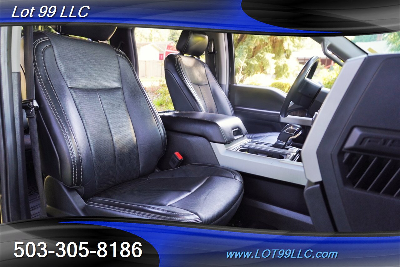 2018 Ford F-150 Lariat 4X4 3.5L Ecoboost Heated Leather Moon Roof  LIFTED RC SHOCKS Bumpers Black Wheels Newer Tires - Photo 20 - Milwaukie, OR 97267