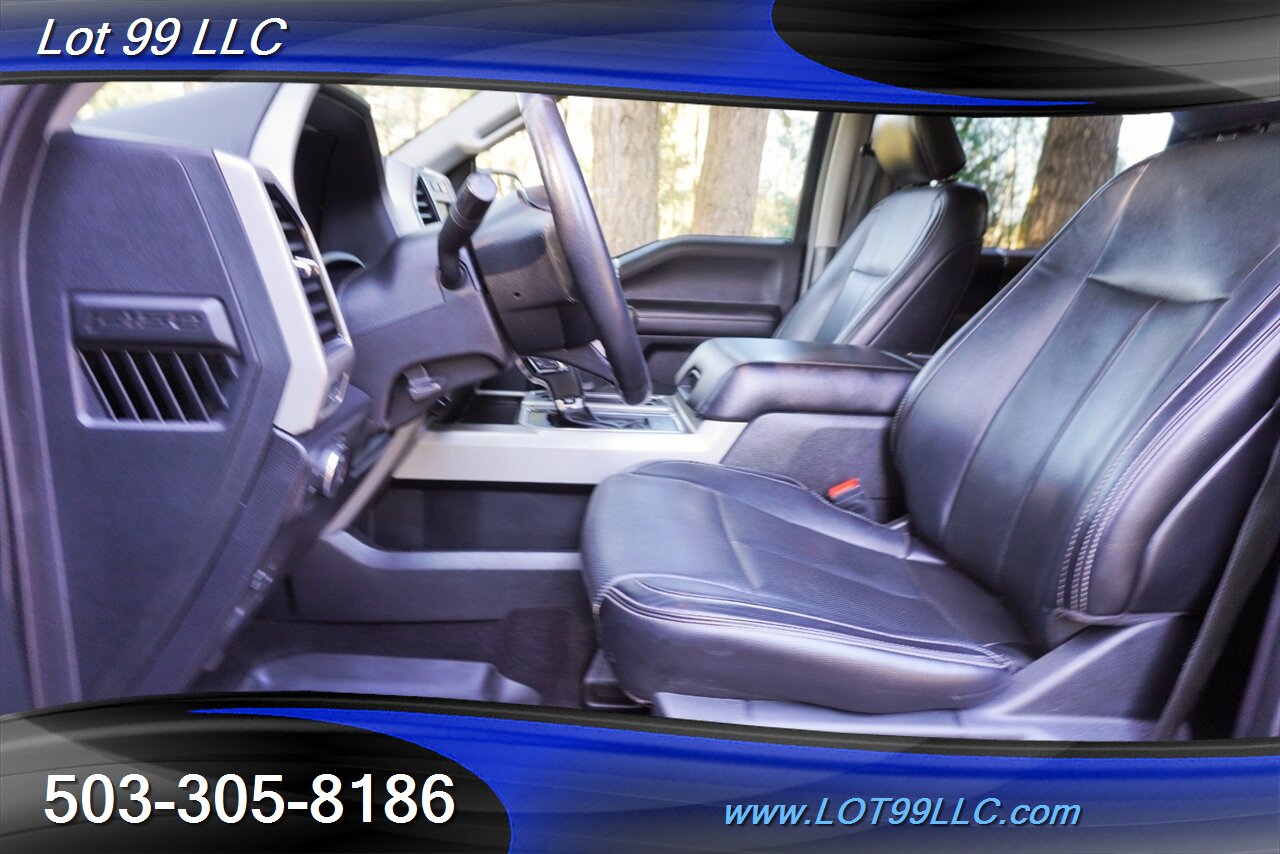 2018 Ford F-150 Lariat 4X4 3.5L Ecoboost Heated Leather Moon Roof  LIFTED RC SHOCKS Bumpers Black Wheels Newer Tires - Photo 13 - Milwaukie, OR 97267