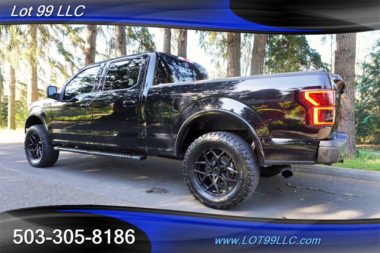 2018 Ford F-150 Lariat 4X4 3.5L Ecoboost Heated Leather Moon Roof  LIFTED RC SHOCKS Bumpers Black Wheels Newer Tires - Photo 11 - Milwaukie, OR 97267
