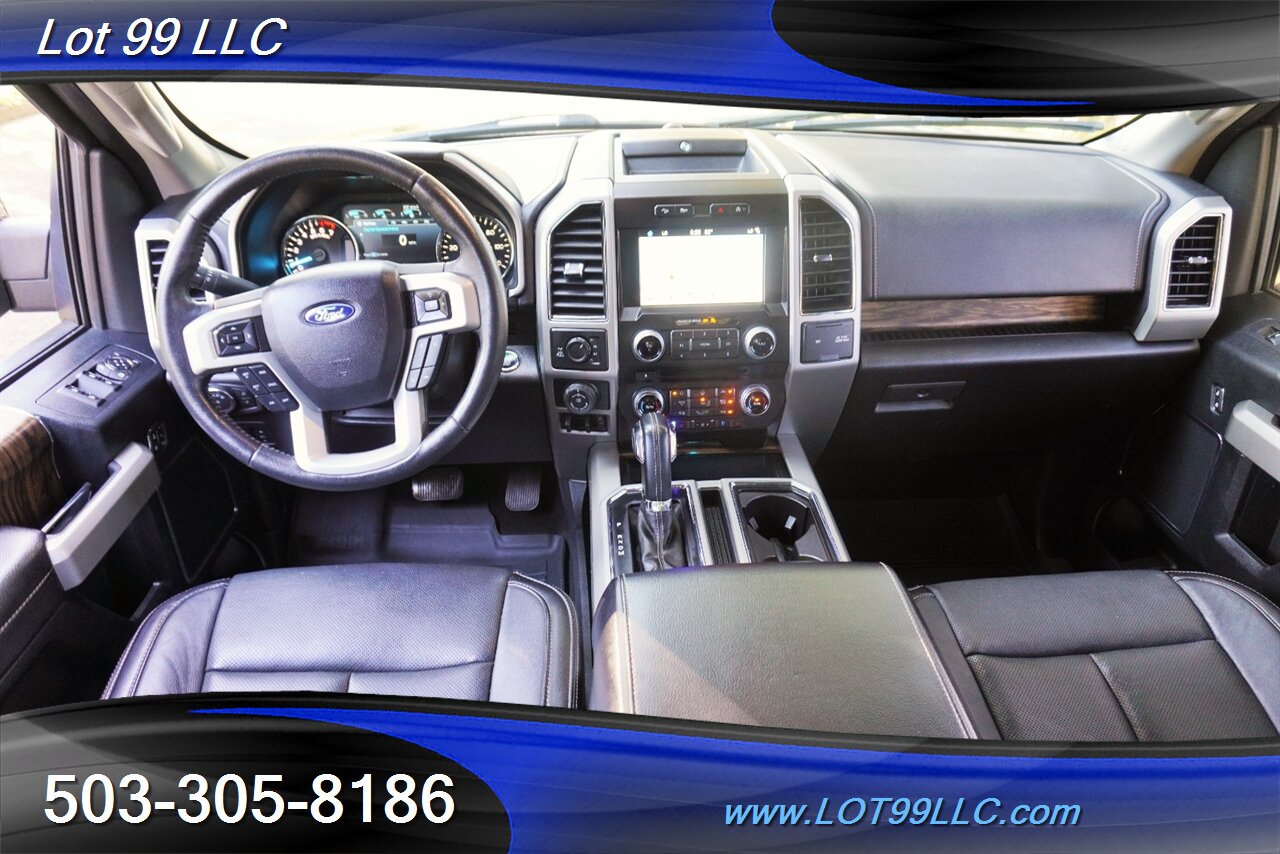 2018 Ford F-150 Lariat 4X4 3.5L Ecoboost Heated Leather Moon Roof  LIFTED RC SHOCKS Bumpers Black Wheels Newer Tires - Photo 2 - Milwaukie, OR 97267
