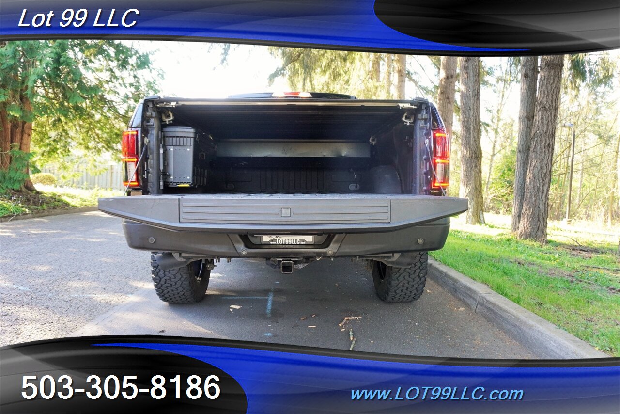 2018 Ford F-150 Lariat 4X4 3.5L Ecoboost Heated Leather Moon Roof  LIFTED RC SHOCKS Bumpers Black Wheels Newer Tires - Photo 34 - Milwaukie, OR 97267