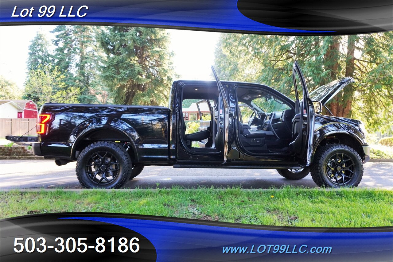 2018 Ford F-150 Lariat 4X4 3.5L Ecoboost Heated Leather Moon Roof  LIFTED RC SHOCKS Bumpers Black Wheels Newer Tires - Photo 33 - Milwaukie, OR 97267