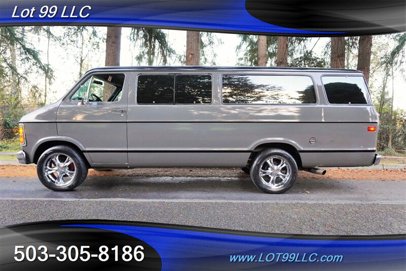 1979 Dodge B20 Long Wheel Base Custom Interior CHROME Wheels  