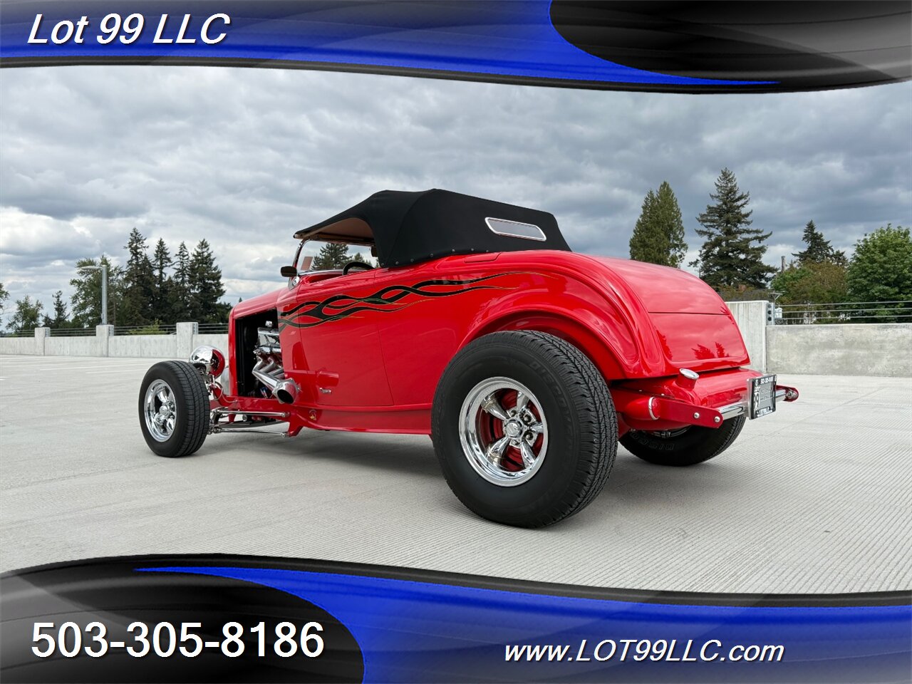 1932 Ford Highboy Roadster BBF 390 V8  5 Speed Manual Vintage Air  Dual Quads - Photo 8 - Milwaukie, OR 97267