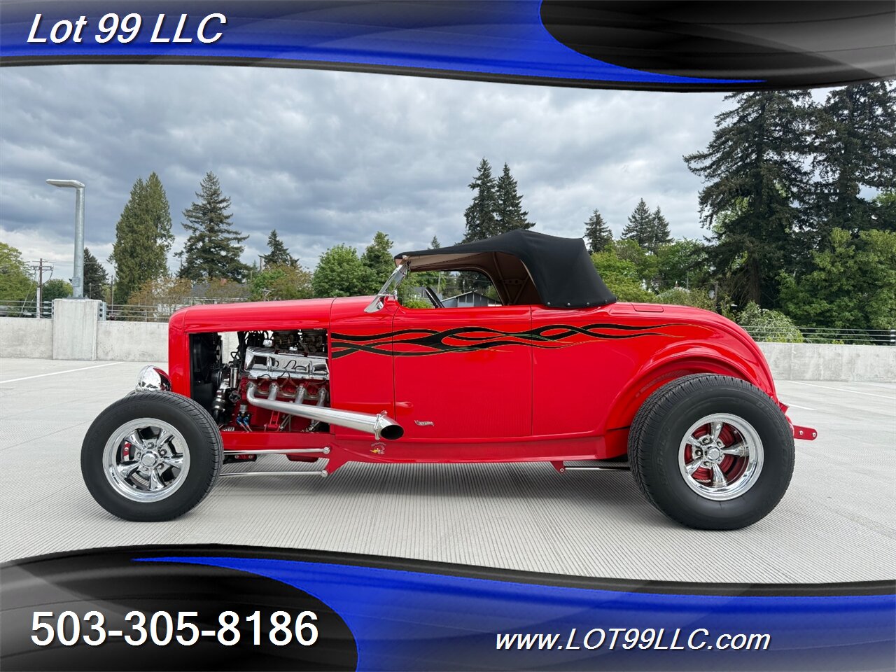 1932 Ford Highboy Roadster BBF 390 V8  5 Speed Manual Vintage Air  Dual Quads - Photo 1 - Milwaukie, OR 97267