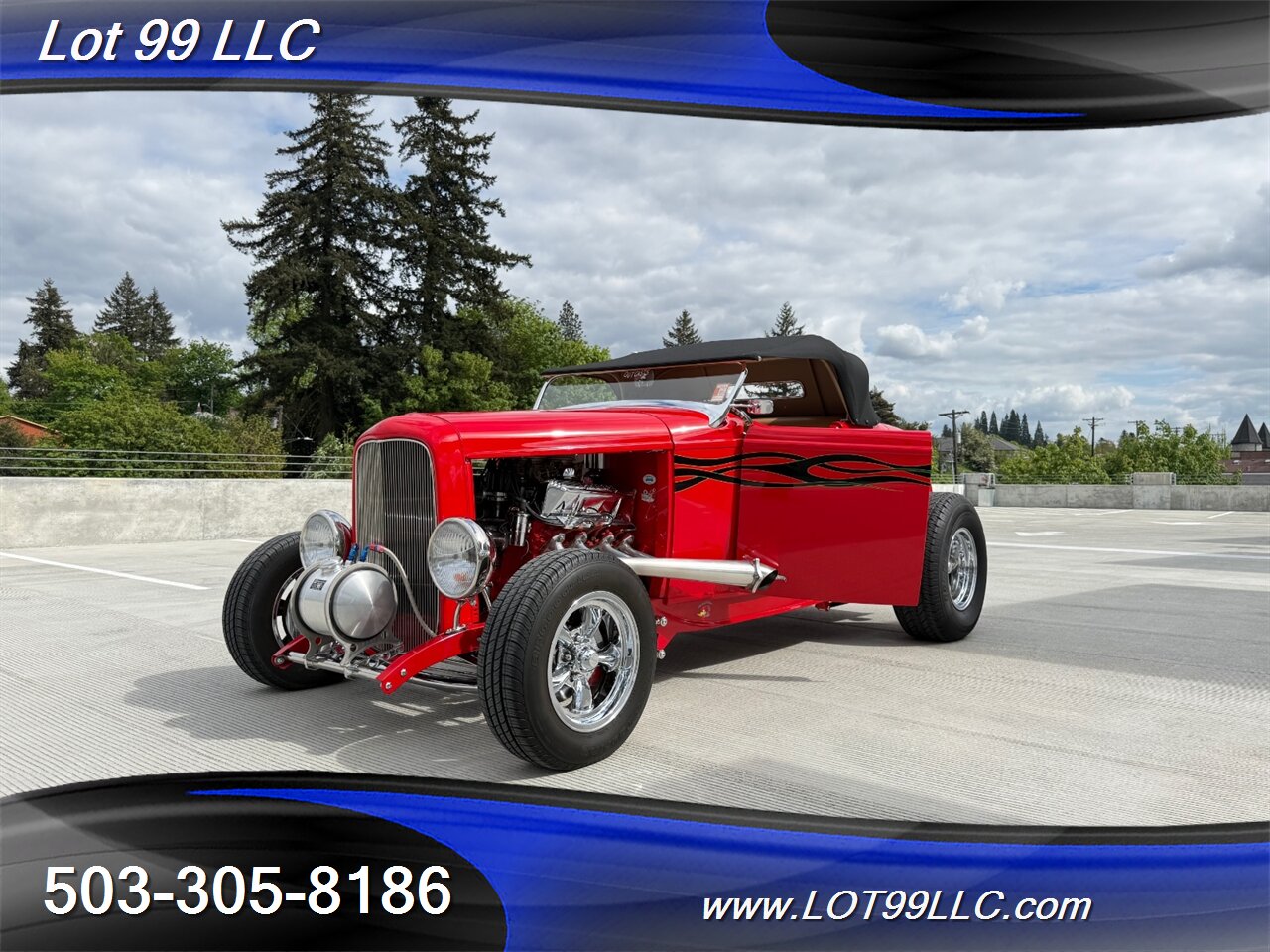 1932 Ford Highboy Roadster BBF 390 V8  5 Speed Manual Vintage Air  Dual Quads - Photo 25 - Milwaukie, OR 97267
