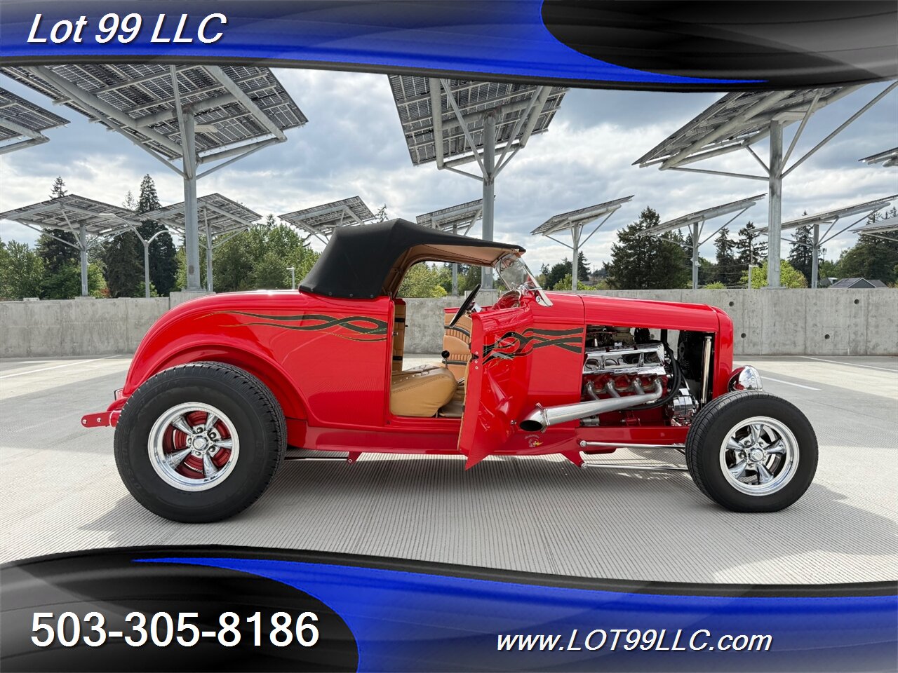 1932 Ford Highboy Roadster BBF 390 V8  5 Speed Manual Vintage Air  Dual Quads - Photo 17 - Milwaukie, OR 97267