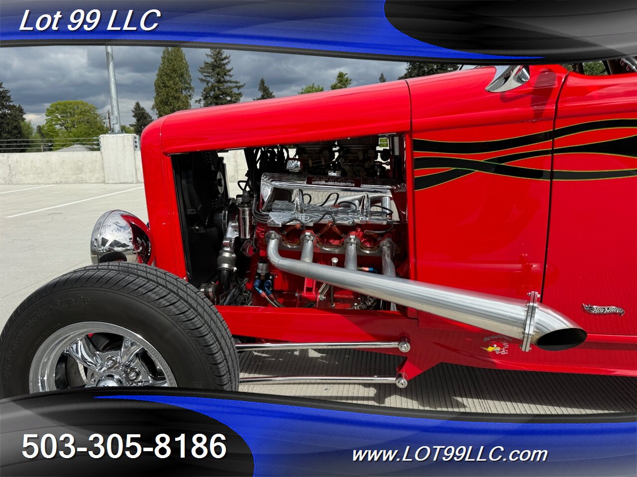 1932 Ford Highboy Roadster BBF 390 V8  5 Speed Manual Vintage Air  Dual Quads - Photo 54 - Milwaukie, OR 97267